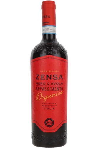 Zensa Organic Nero D`Avola Appassimento, Sicilia DOP, Sicily, Italy, 2025