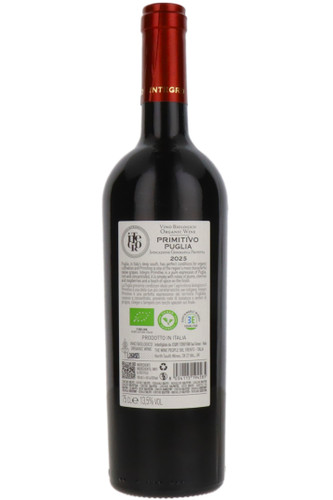 Integro Organic Primitivo, Puglia, Italy, 2025