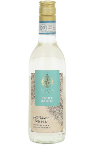 Compass Point Pinot Grigio, Delle Venezie, Italy, NV (18.7cl) Mini Bottle