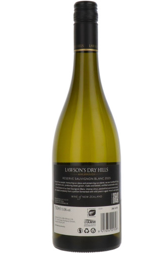 Lawsons Dry Hills Reserve Sauvignon Blanc, Marlborough, South Island, New Zealand, 2025