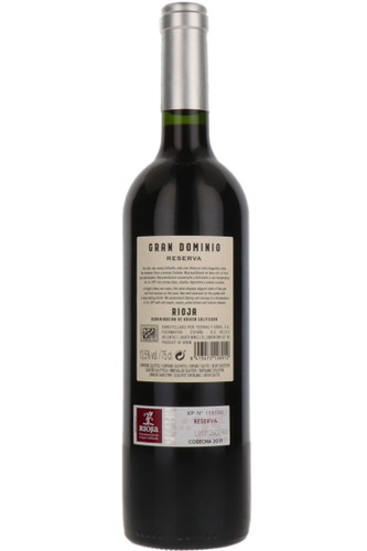 Gran Dominio Rioja Reserva, Bodegas Lan, Rioja, Spain, 2019