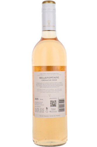 Bellefontaine Grenache Rosé, IGP Pays D' Oc, France, 2025