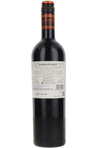 Primitivo Conviviale, Salento IGT, Puglia, Italy, 2025