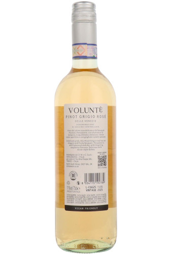 Volunte Pinot Grigio Rose, Delle Venezie DOC, Italy, 2025