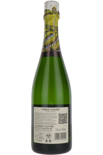 Three Choirs Classic Cuvee Brut, Gloucestershire, England, NV