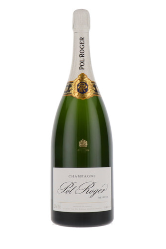 Pol Roger Brut Reserve Non-Vintage Champagne Magnum (Front)