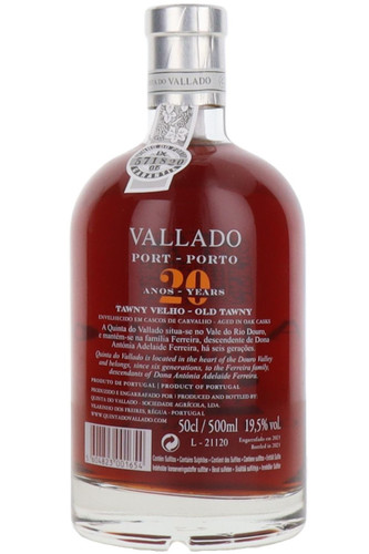 Quinta do Vallado 20 Year Old Tawny Port 50cl