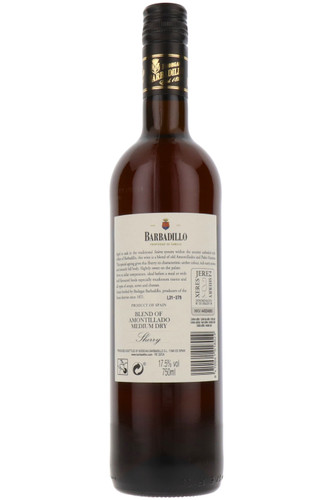Barbadillo Medium Amontillado Sherry, Spain, 75cl