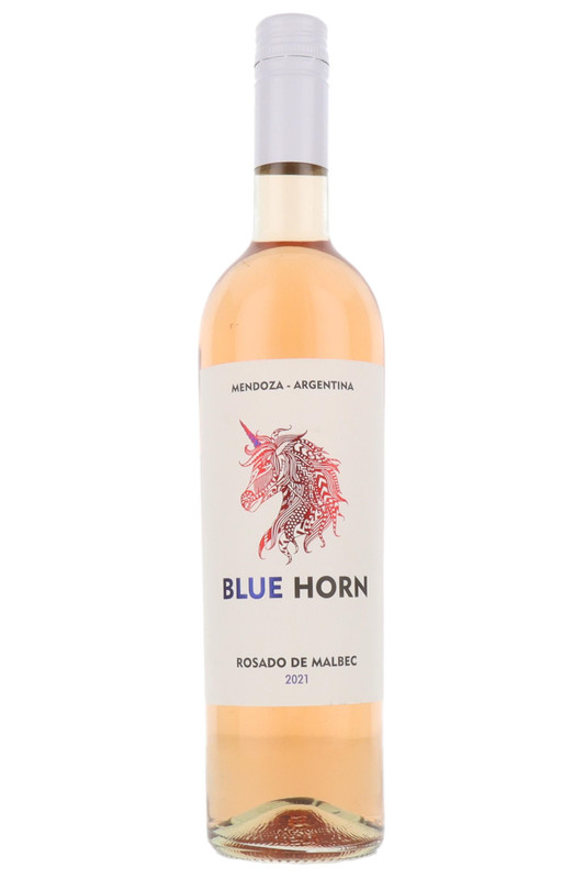 Blue Horn Malbec Rosado, Bodega Los Haroldos, Mendoza, Argentina, 2021