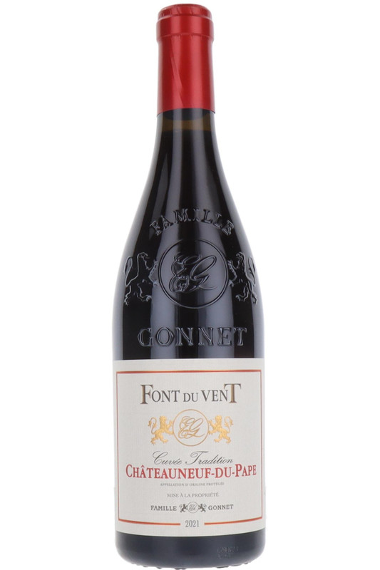 Châteauneuf du Pape "Cuvee Tradition", Domaine Font Du Vent, Famille Gonnet, Southern Rhône, France, 2021