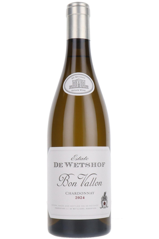 De Wetshof Bon Vallon Unwooded Chardonnay, Robertson, South Africa, 2024