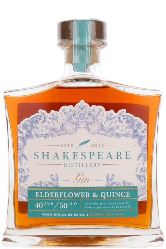 Stratford Elderflower & Quince Gin, Shakespeare Distillery, England, 50cl