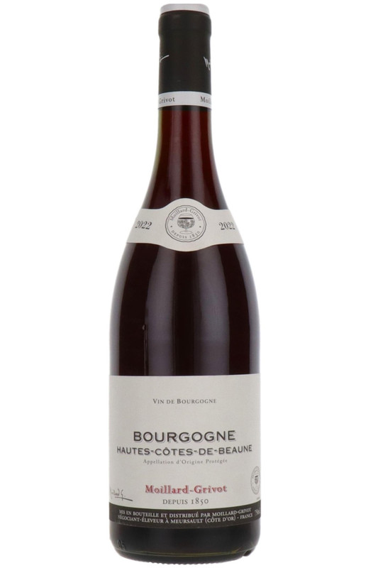 Hautes Cotes de Beaune Rouge Moillard Grivot, Burgundy, France, 2022
