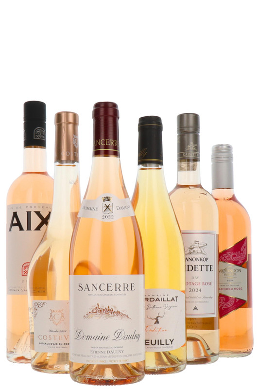 "Tickled Pink" Six Bottle Rosé Wine Selection Case (6 x 75cl)