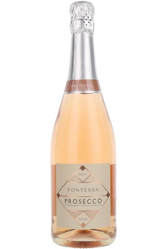 Fontessa Prosecco Rosé Brut, Venezie, Italy, NV