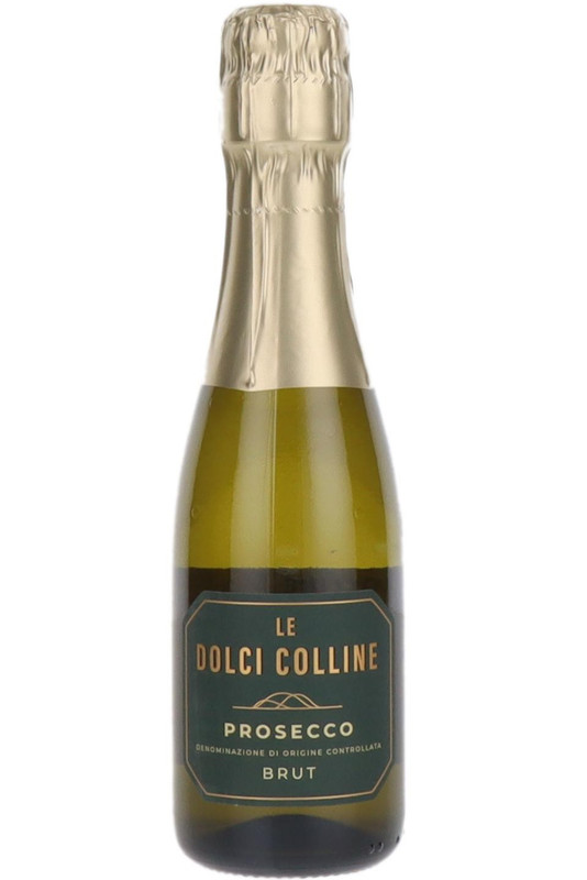 Le Dolci Colline Prosecco Brut, Venezie, Italy, NV, 20cl Mini Bottle