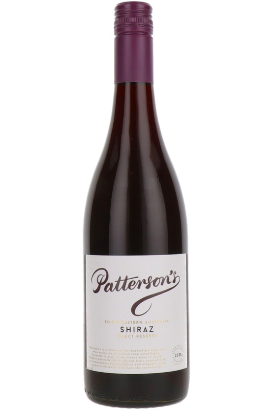Patterson's Select Reserve Shiraz, South Eastern Australia, 2025