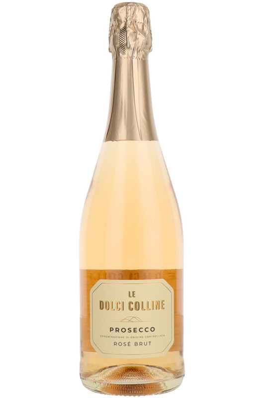 Le Dolci Colline Prosecco Rose Brut, Adria Vini, Venezie, Italy, NV