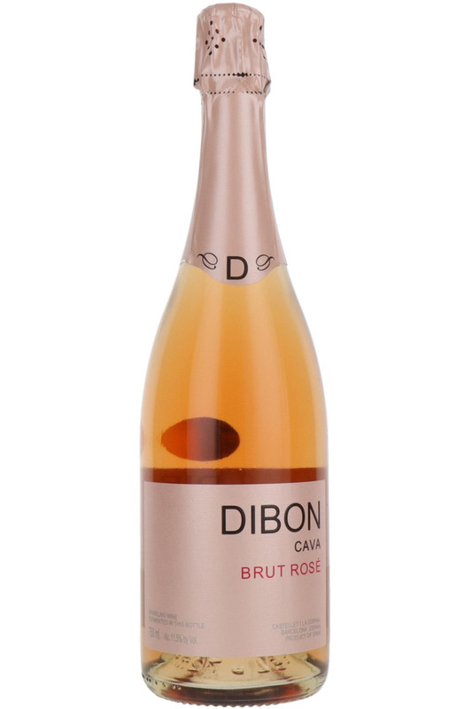 Dibon Brut Rosé Cava, Bodegas Pinord, Penedes, Spain, NV