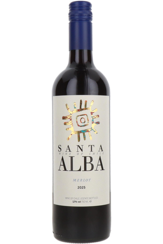 Santa Alba Merlot, Vina Alto Roble, Central Valley, Chile, 2025