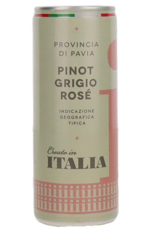 Italia Pinot Grigio Rosé, Adria Vini, Provincia di Pavia IGT, Italy, NV, 25cl CAN