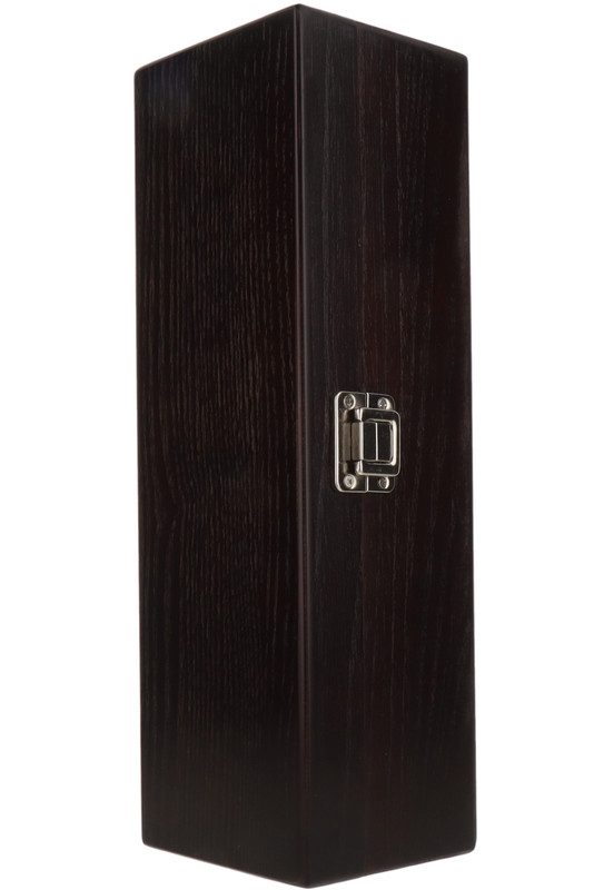 1 Bottle Velvet Lined Wood Gift Box