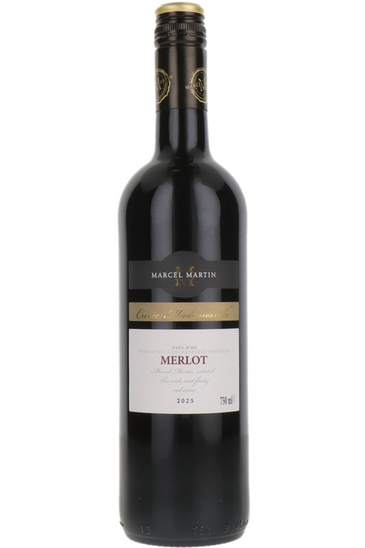Marcel Martin Merlot Cuvée Mademoiselle, IGP Pays D'Oc, France, 2025