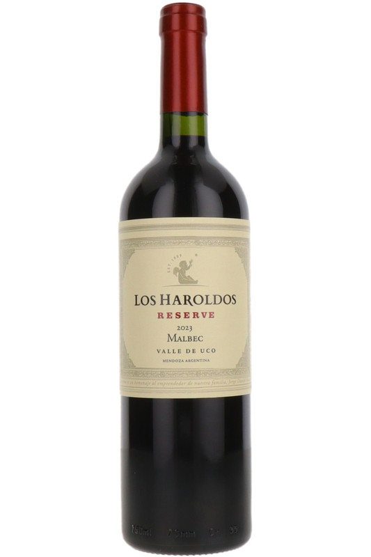 Los Haroldos Reserve Malbec, La Consulta, San Carlos, Uco Valley, Mendoza, Argentina, 2023