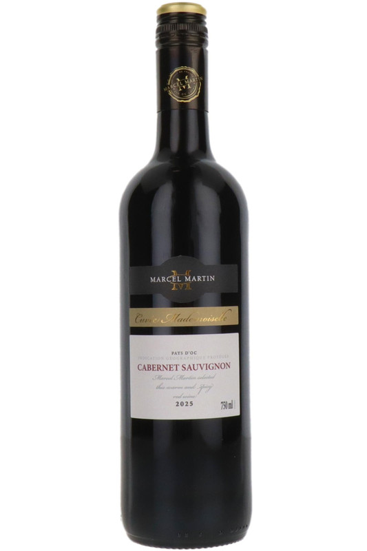 Marcel Martin Cabernet Sauvignon "Cuvée Mademoiselle", IGP Pays D'Oc, Languedoc, France, 2025