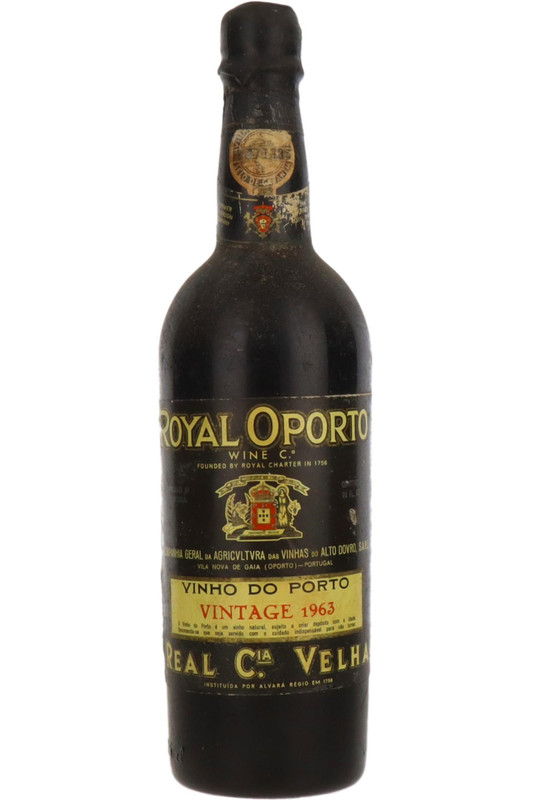 Royal Oporto Vintage Port, Real Companhia Velha, Douro, Portugal, 1963