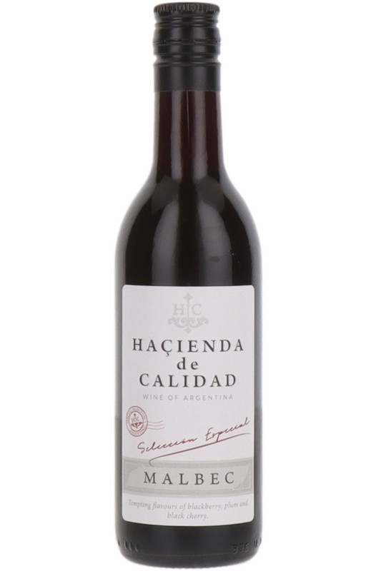 Hacienda de Calidad Malbec, Mendoza, Argentina, NV, 18.7cl Mini Bottle