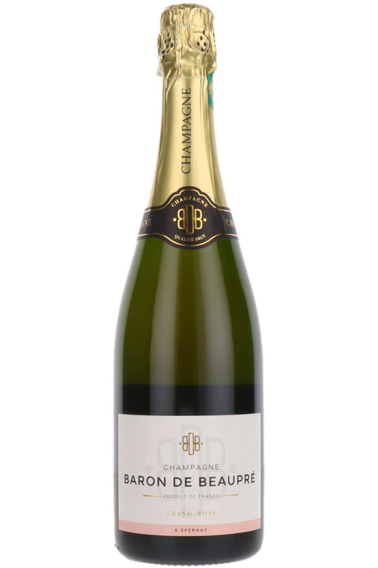 Baron De Beaupre Grand Rosé Brut Non Vintage Champagne, France