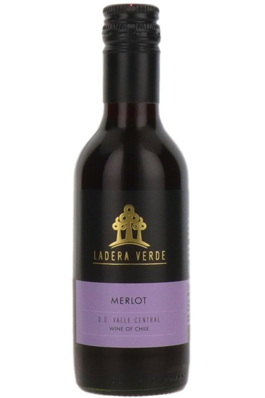 Ladera Verde Merlot, Valle Central, Chile,187ml (Quarter Bottle), NV