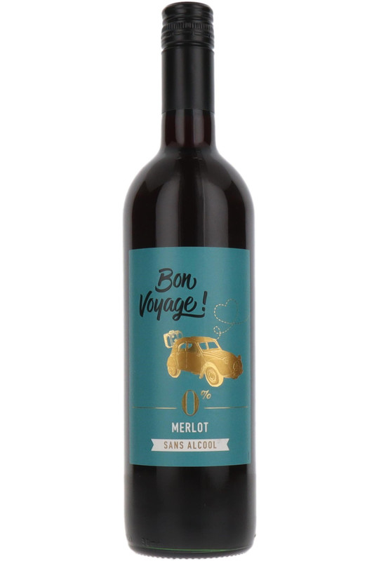 Bon Voyage Merlot Alcohol Free Wine