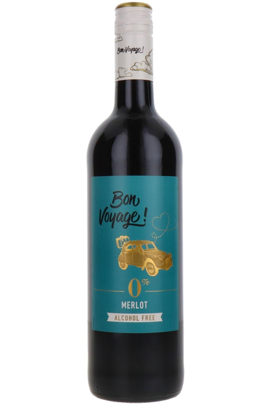 Bon Voyage Merlot Alcohol Free Wine