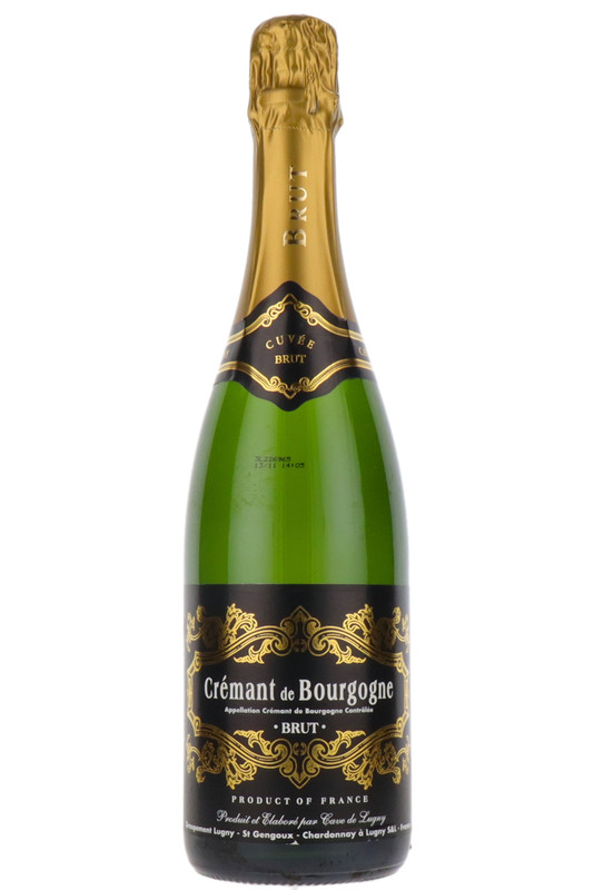 Cremant de Bourgogne Brut, Cave de Lugny, Burgundy, France, Non Vintage