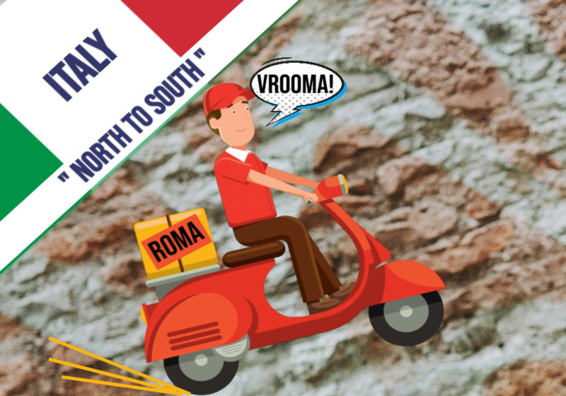 Road Trip - Little Red Vespa