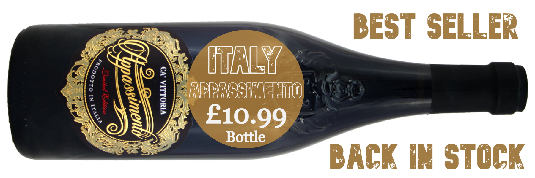 New 2021 vintage - Ca' Vittoria Appassimento £10.99/bottle