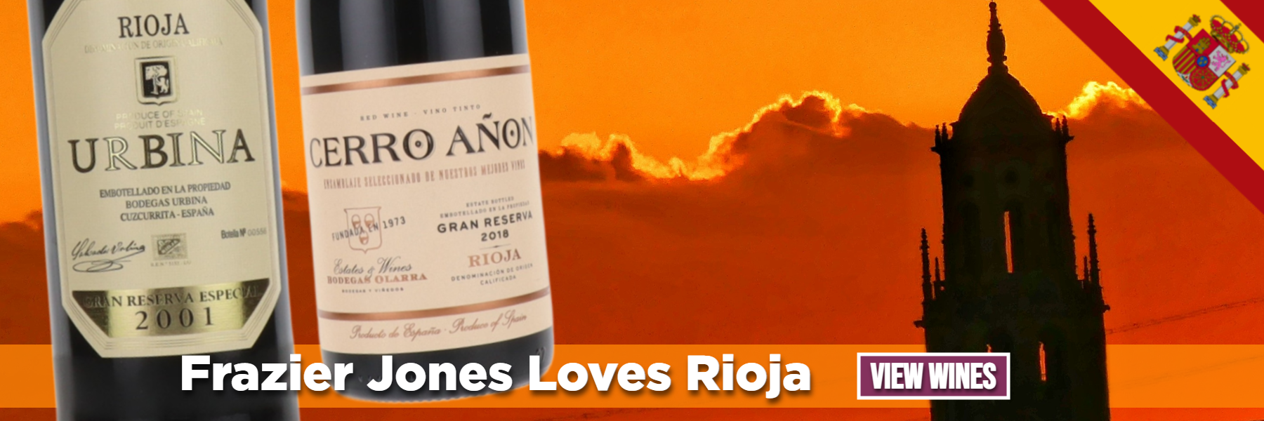 Buy Urbina and Cerro Anon Rioja from Frazier Jones Wine Merchants