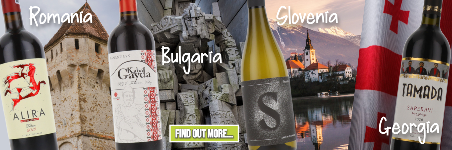 Shop "Wines by Country" Romania, Bulgaria, Slovenia & Georgia