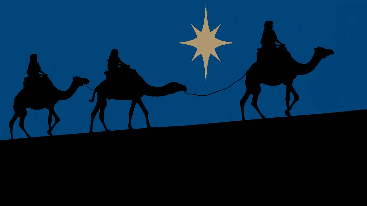 wise men silhouette