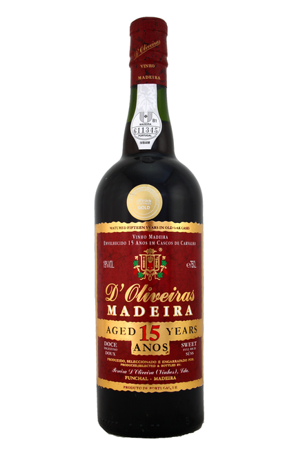 Madeira D'Oliveiras 15 year Old Sweet from Fraziers Wine Merchants