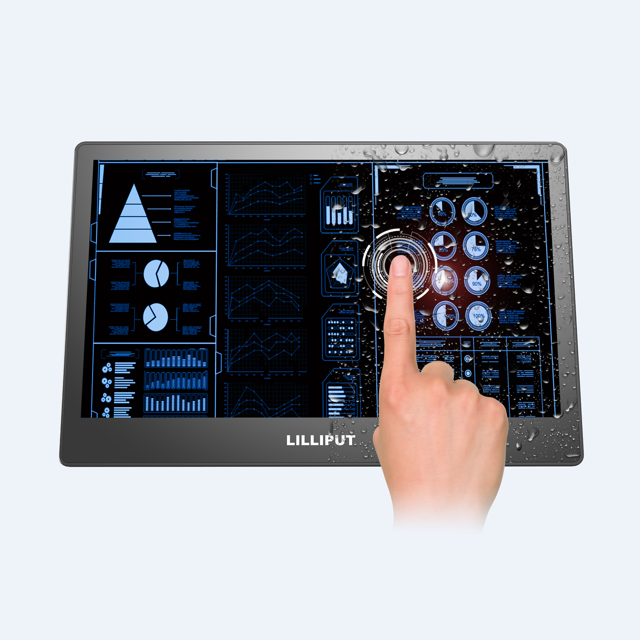 FA1330/T(Touch) Lilliput 13.3 Inch Industrial-Grade Monitor