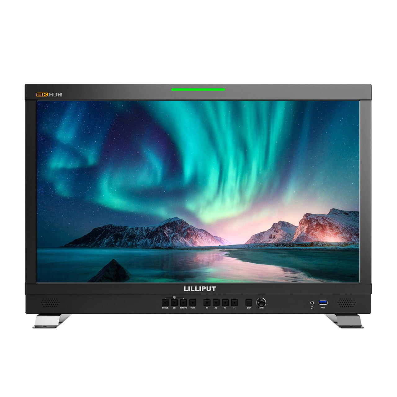 Q23-8K 23.8-inch 8K 12G-SDI Professional Broadcast Production Studio Monitor with Carry-On-Case