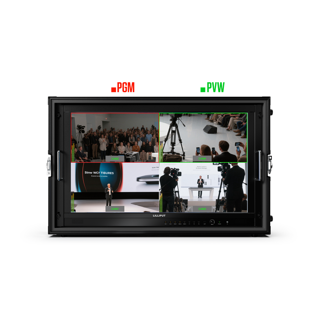 PVM270S LILLIPUT 27 inch 1000 Nits High Brightness Live Stream Multivew Monitor