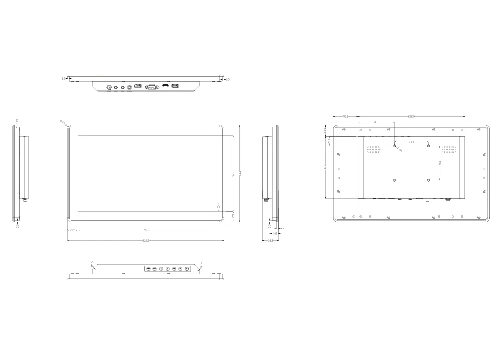 TK1331 LILLIPUT 13.3 Inch 1000 Nits Touch Screen Monitor