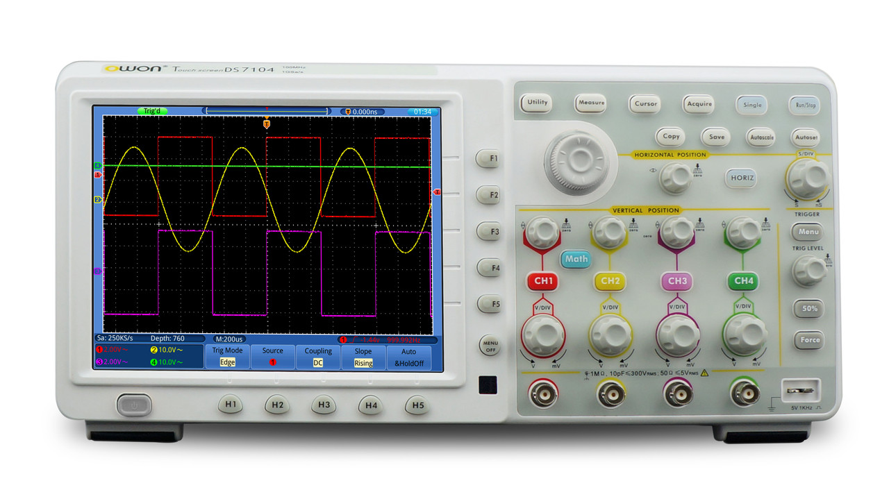 TDS8104 Touch Screen Digital Storage Oscilloscope