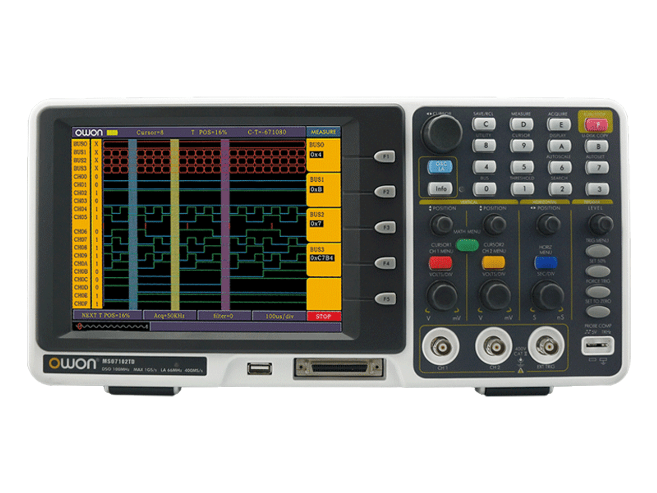 MSO8202T Mixed LA - Oscilloscope