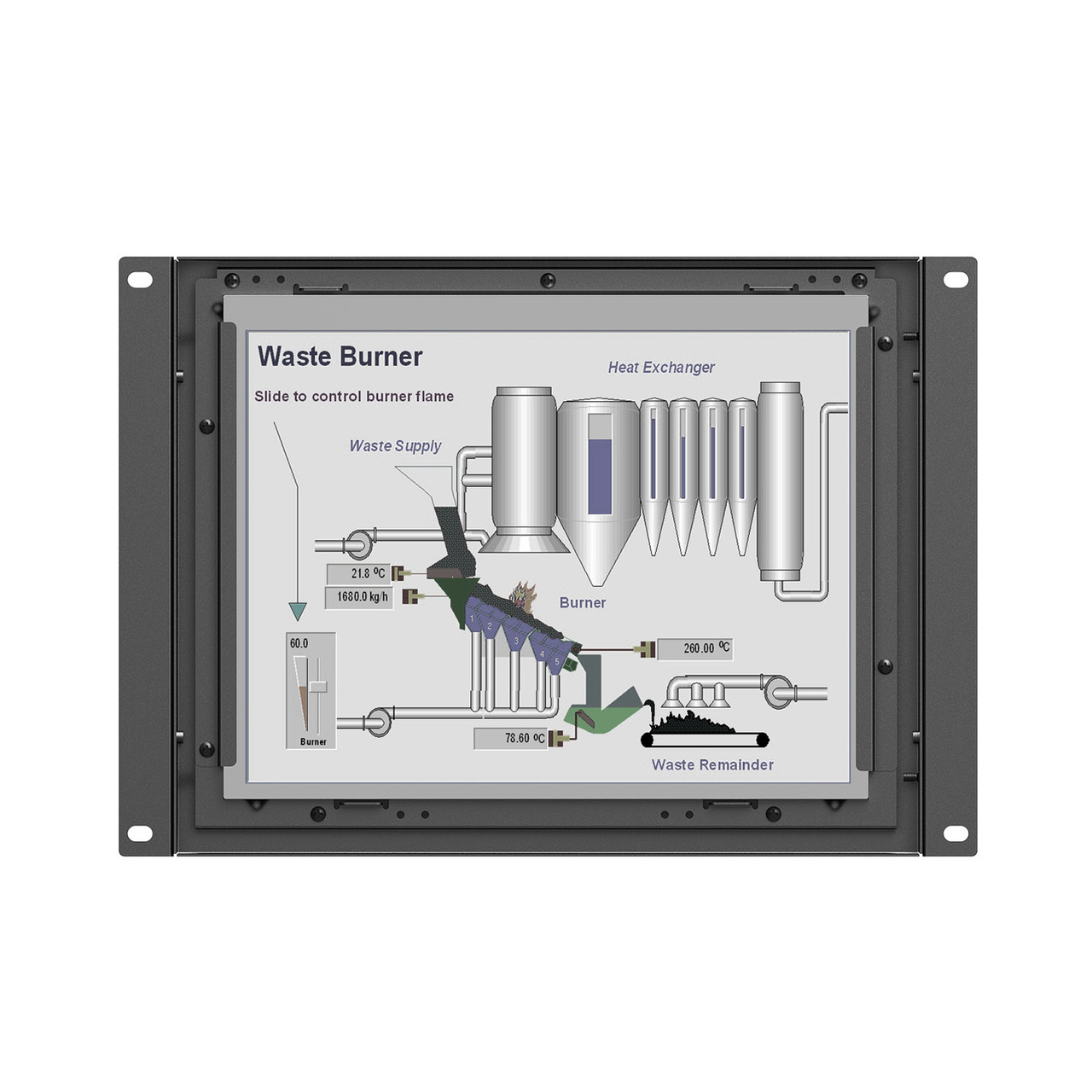 TK970-NP/C/T 9.7 inch industrial open frame touch monitor