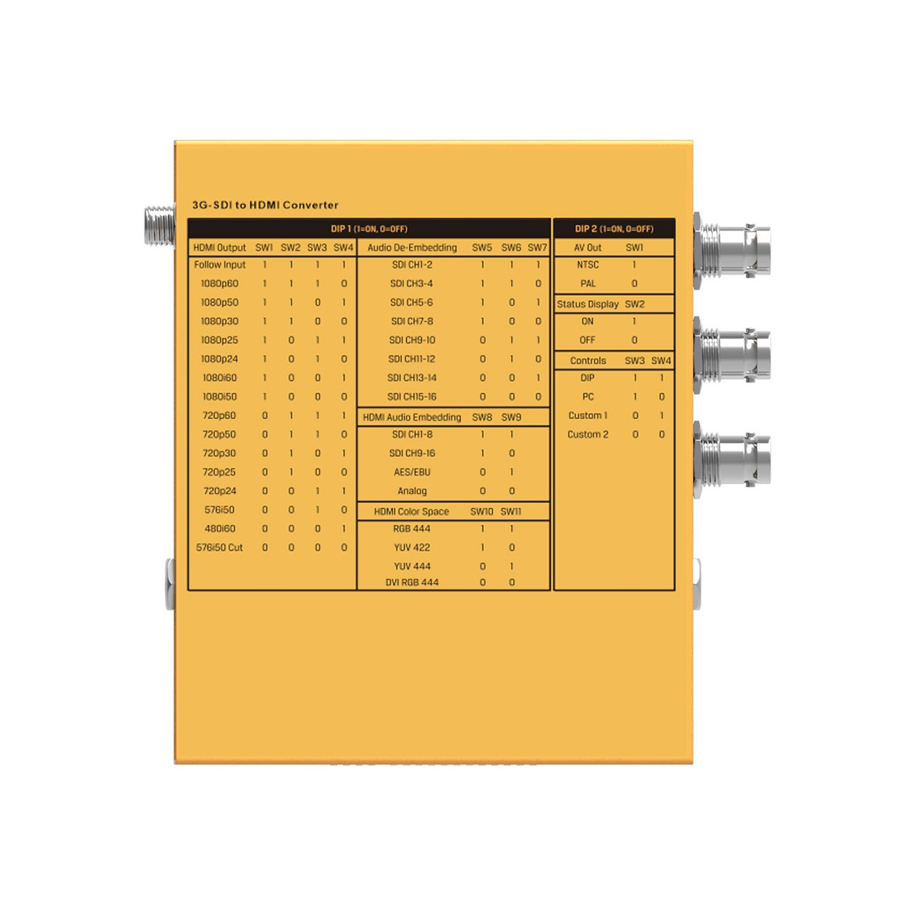 SC1120 3G-SDI to HDMI & AV Scaling Converter